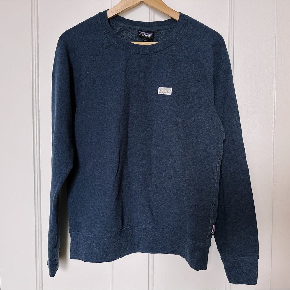 Blue Long Sleeve Crewneck Patagonia Pullover